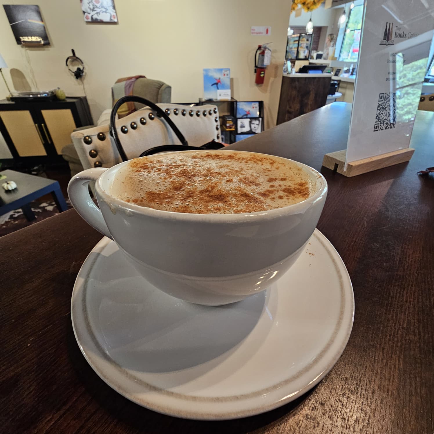 Latte at a new coffee shop near San Marco Square
